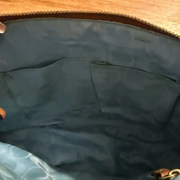 Coach Brown Leather Shoulder Bag - Picture 5 of 6